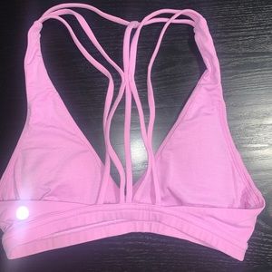 Lululemon sports bra in size small in pink in very high quality